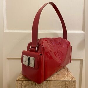 Ralph Lauren Patent Red Bag